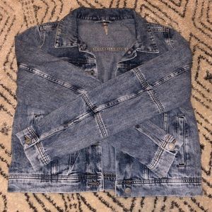 FREE PEOPLE rumors jean jacket